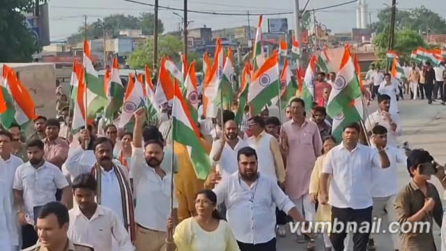 रुड़की! तिरंगे की शान में गूंजा पूरा शहर! भाजपा कार्यकर्ताओं ने निकाली तिरंगा यात्रा!