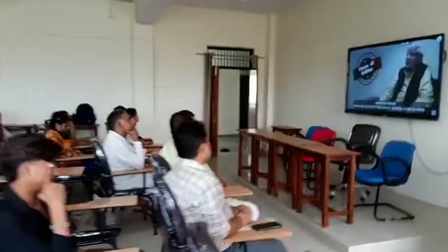 राजकीय महाविद्यालय गोवर्धन मथुरा में विभाजन  विभीषिका डॉक्यूमेंट्री दिखाई गई