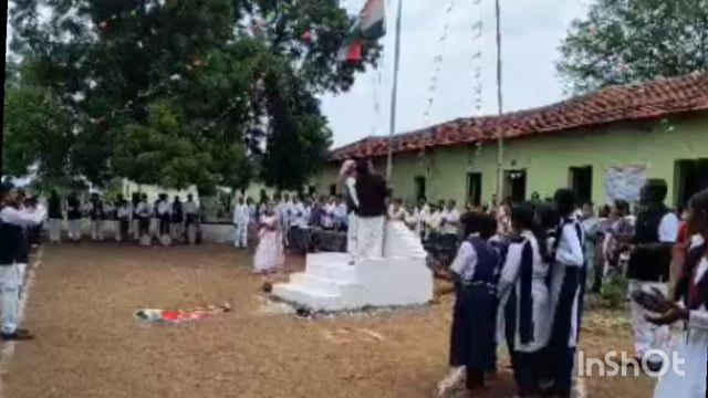 विश्वशांती विद्यालय तथा कनिष्ठ महाविद्यालय भेंडाळा आज 15, ऑगस्ट रोजी भारतीय स्वातंत्र्य दिन उत्साहात साजरा 