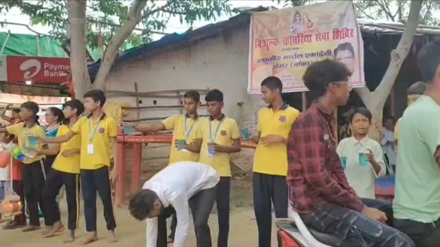 जहां बोल बम की गूंज, वहीं सेवा का जुनून, कांवरियों के लिए देवदूत बने मार्शल एकाडेमी के विद्यार्थी