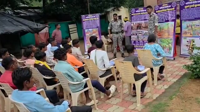गॅरापत्तीच्या आठवडी बाजारात पोलीस दलाचे आरोग्य शिबिर; 84 नागरिकांची मोफत तपासणी