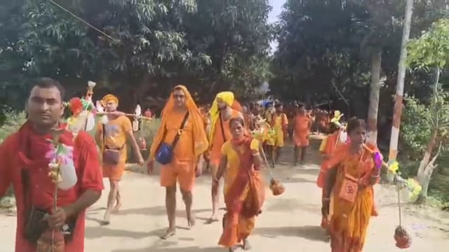सुल्तानगंज-देवघर कांवरिया पथ में उमड़ा आस्था का जनसैलाब, प्रशासन अलर्ट ## #115 #new-sky #bharat #express #videoviral 