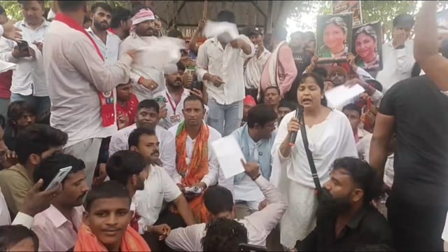मथुरा राजू दास के खिलाफ कांग्रेस और निषाद समाज का उग्र बिरोध Fir नहीं होने पर आंदोलन की तैयारी 
