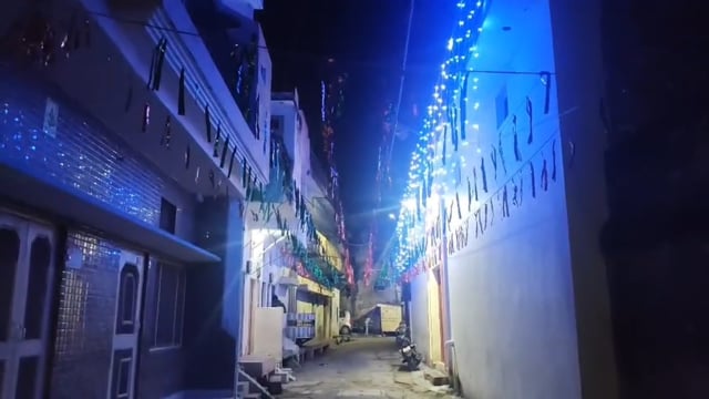 जन्माष्टमी पर मंदिरों में हुई सजावट शाहजहांपुर
