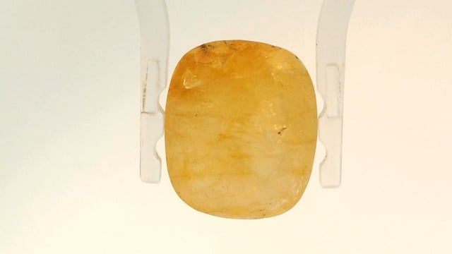 Burma Yellow Sapphire 8.27 Carat — video