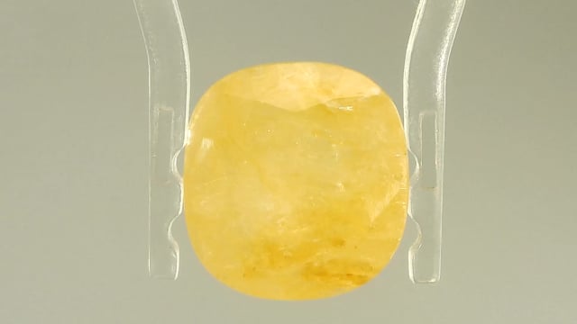 Burma Yellow Sapphire 9.95  Carat — video