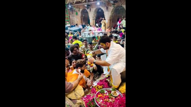 *केंद्रीय मंत्री चिराग पासवान ने सपरिवार किए ठाकुर बांके बिहारी के दर्शन, दौरा रहा गोपनीय ।*