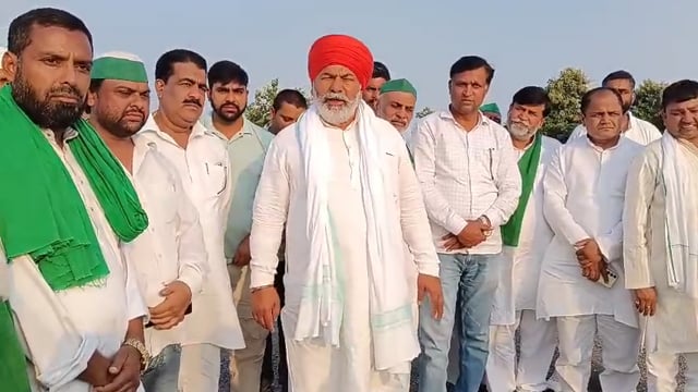 17 सितम्बर को होने वाले मुजफ्फरनगर पंचायत का जायजा लेने पहुंचे चौधरी राकेश टिकेत, पंचायत की दी जानकारी