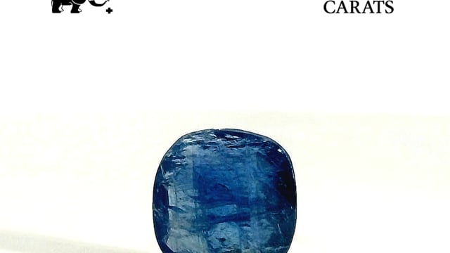 Unheated Cornflower Blue Myanmar Sapphire 4.88 Carat — video