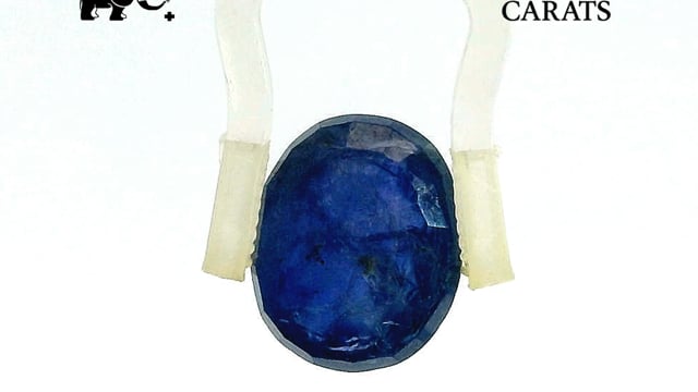 Unheated Cornflower Blue Myanmar Sapphire  6.63 Carat — video