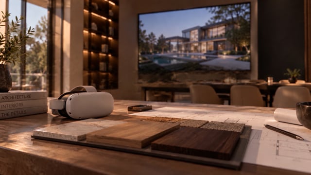 Single-family VR walkthrough demo