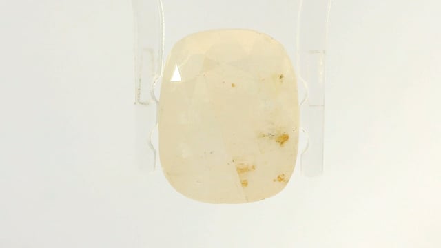 Burma White Sapphire 6.59 Carat — video