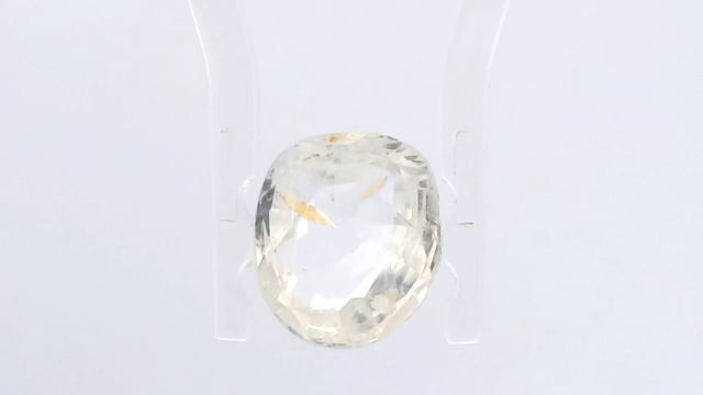 Srilankan White Sapphire 3.15 Carat — video