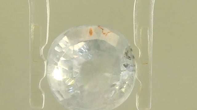 Srilankan White Sapphire 5.51 Carats — video