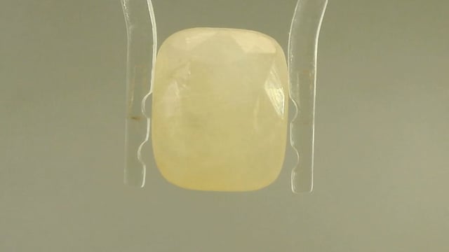 Burma White Sapphire 6.37 Carats — video