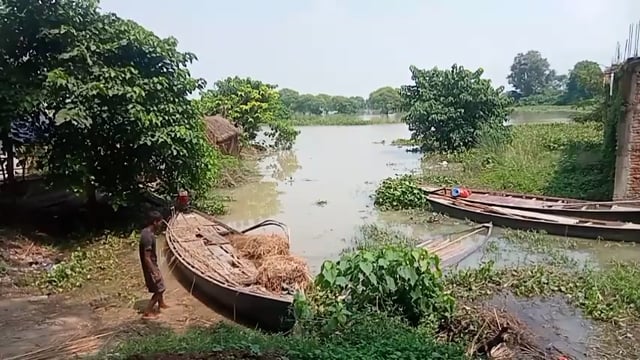 चांदपुर हेड पर घाघरा नदी का जल स्तर 59.20 मीटर किया गया दर्ज,बढ़ते जल स्तर से लोग परेशान