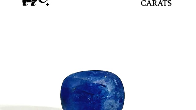 Royal Blue Sapphire 6.21 Carat — video