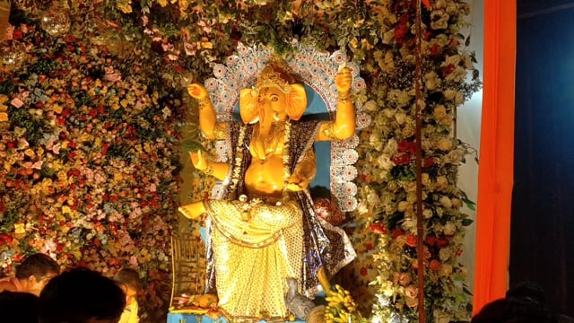 एक झलक, गिरिडीह में केंद्रीय पूजा समिति  द्वारा मनाया   गया गणपति पूजन महोत्सव GIRIDIH#Jarkhand 