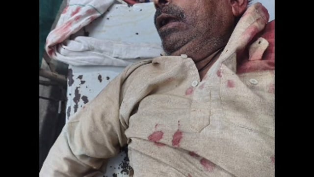 MANT -सड़क पर अचानक आई गाय और फिर हुआ जोरदार हादसा, बाइक सवार, घायल,,