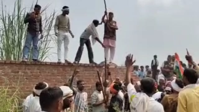 MANT-तड़के 3 बजे छाता शुगर मिल पर बड़ा एक्शन, धरना खत्म कराने पहुंचा, भारी पुलिस बल,,