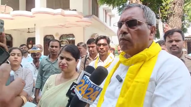 प्रभारी मंत्री ओमप्रकाश राजभर ने देखिए क्या कहा