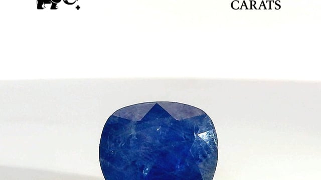 Unheated Cornflower Blue Myanmar Sapphire 6.37 Carat — video