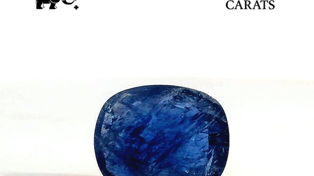 Burmese Cornflower Blue Sapphire 7.34 Carat — video