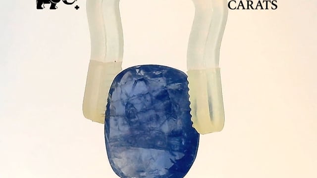 Cornflower Blue Sapphire 6.21 Carat — video
