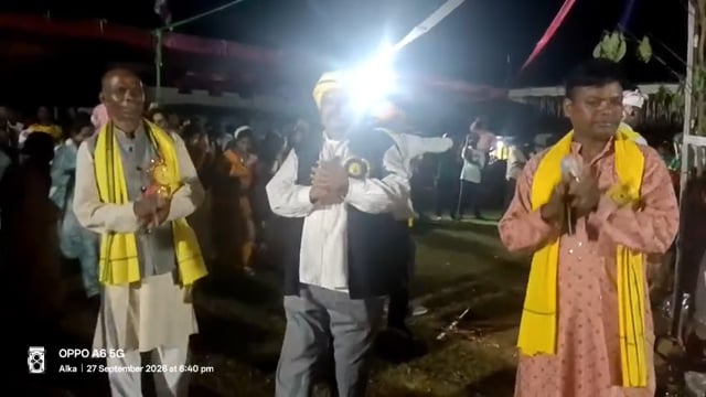 रामवृक्ष जगते ने कर्मा तिहार के दरमियान विभिन्न जगहों पर निभा रहे है विशिष्ट अतिथि का दायित्व।
