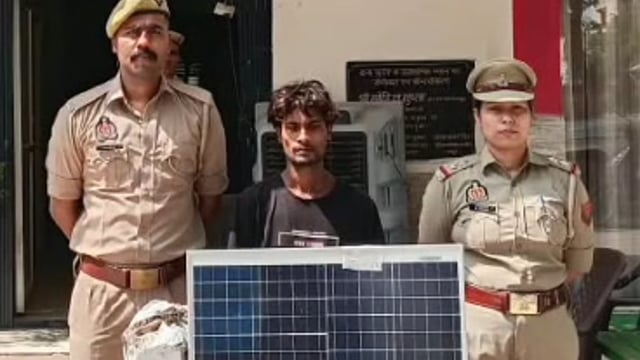 MANT-आश्रम में चोरी… पुलिस के हाथ लगा सुराग, सोलर बैटरी-प्लेट के साथ चाकू, भी बरामद,,
