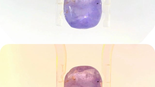 Srilankan Colour-Change Sapphire 3.54 Carat — video