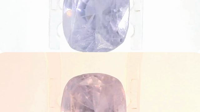 Srilankan Colour-Change Sapphire 5.41 Carat — video