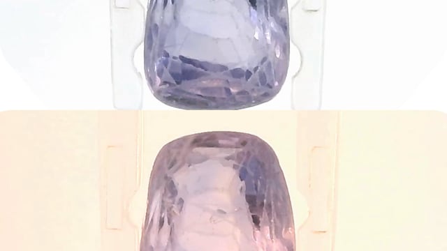 Srilankan Colour-Change Sapphire 3.68 Carat — video
