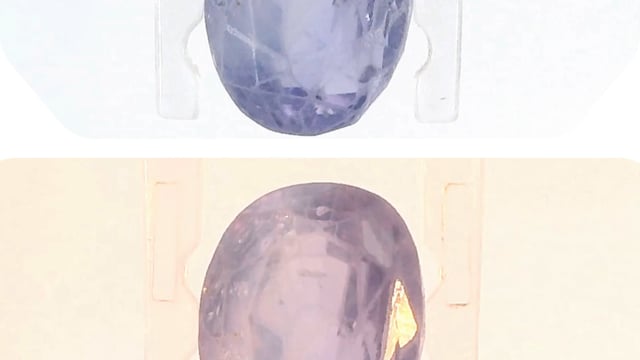 Srilankan Colour-Change Sapphire 4.4 Carat — video