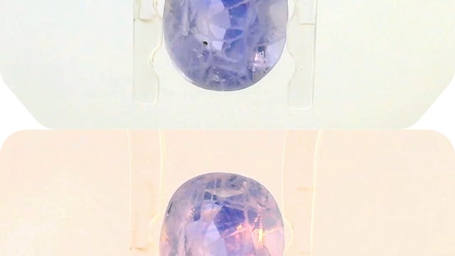 Srilankan Colour-Change Sapphire 3.78 Carat — video