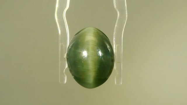 Indian Quartz Cat's Eye 7.76 Carat — video