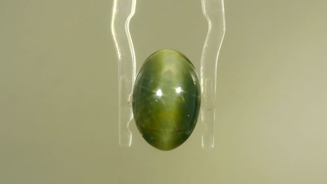 Indian Quartz Cat's Eye 6.54 Carat — video