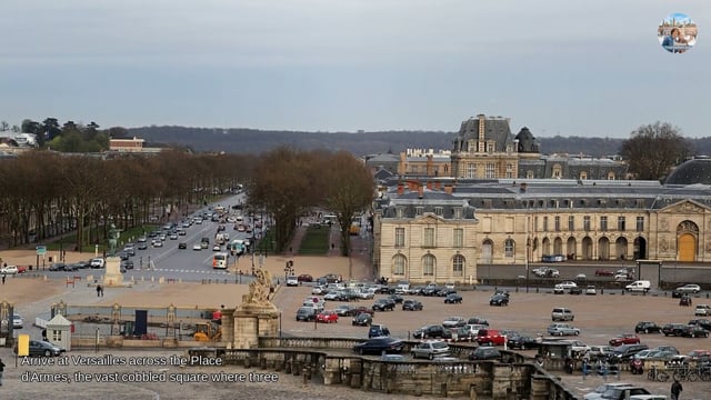 Paris walking tour video: Versailles