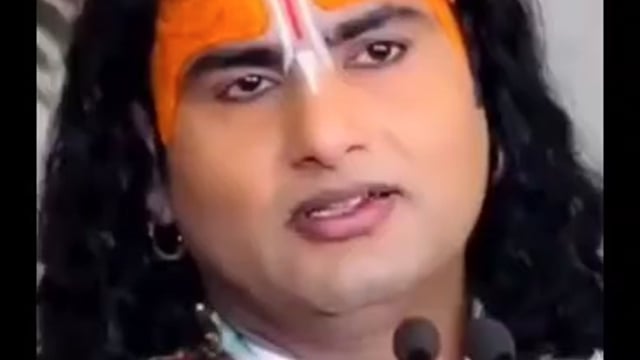 MANT-ऐसा क्या हुआ कि मीडिया पर बरसे अनिरुद्ध आचार्य? बोले- “टर्र-टर्र कर रहे है,,