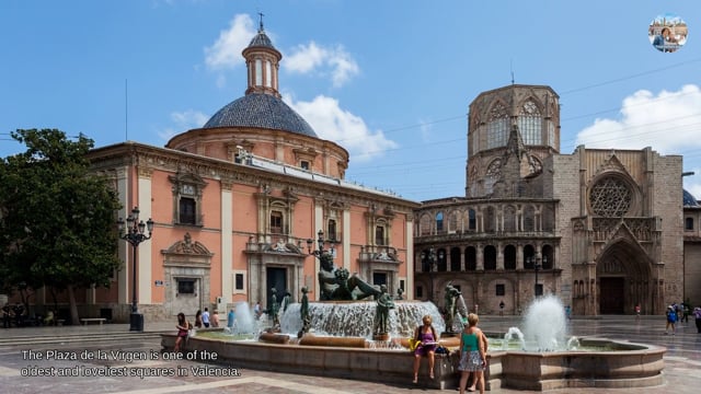 Valencia walking tour (video): Plaza de la Virgen – The Oldest Square