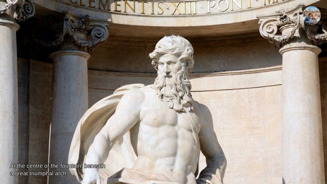 Rome walking tour video: Trevi Fountain