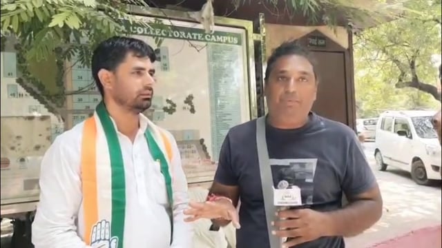कांग्रेस के प्रदर्शन में  दिखी आपसी गुटबाजी