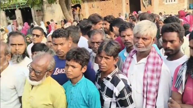 फसल देखने बहियार गये ताहिरपुर गांव निवासी वार्ड सदस्य की विद्युत प्रवाहित तार की चपेट में आने से हुई मौत