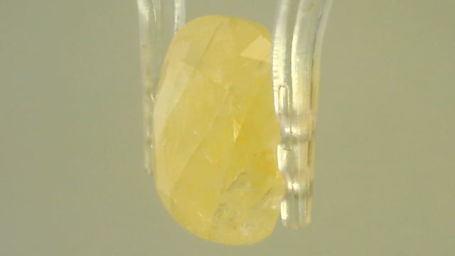Yellow Sapphire 11.18 Carats — video