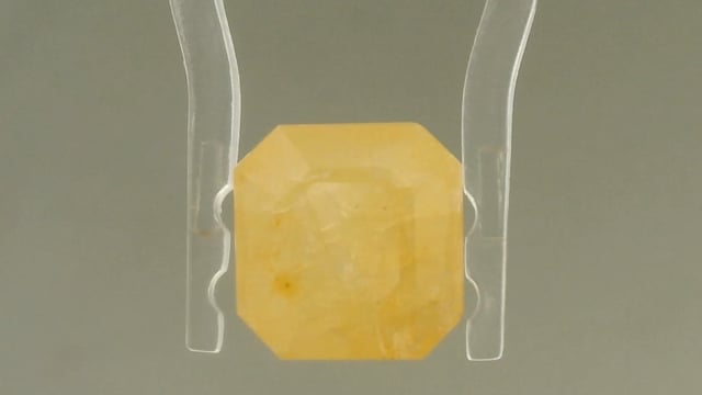 Burma Yellow Sapphire 6.27 Carats — video