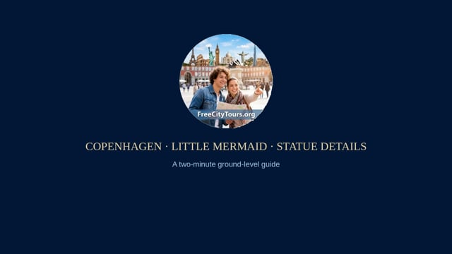 Copenhagen walking tour (video): Little Mermaid – Statue Details