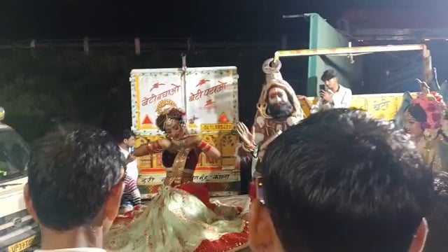   ब्रजघाट में रामलीला के कुछ दृश्य