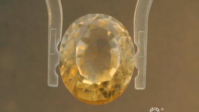 Brazil Citrine 10.95 Carat — video