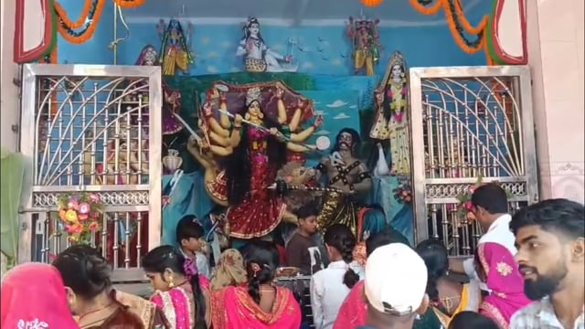 अमरपुर में महा अष्टमी पर खुला मां दुर्गा का पट, दर्शन को उमड़ा आस्था का सैलाब