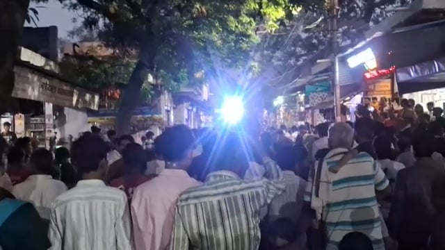 फरह कस्बा में निकाली गई काली माता की भव्य शोभा यात्रा लाइव न्यूज़